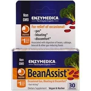 Enzymedica, BeanAssist, 30 Capsules - Supply Center USA