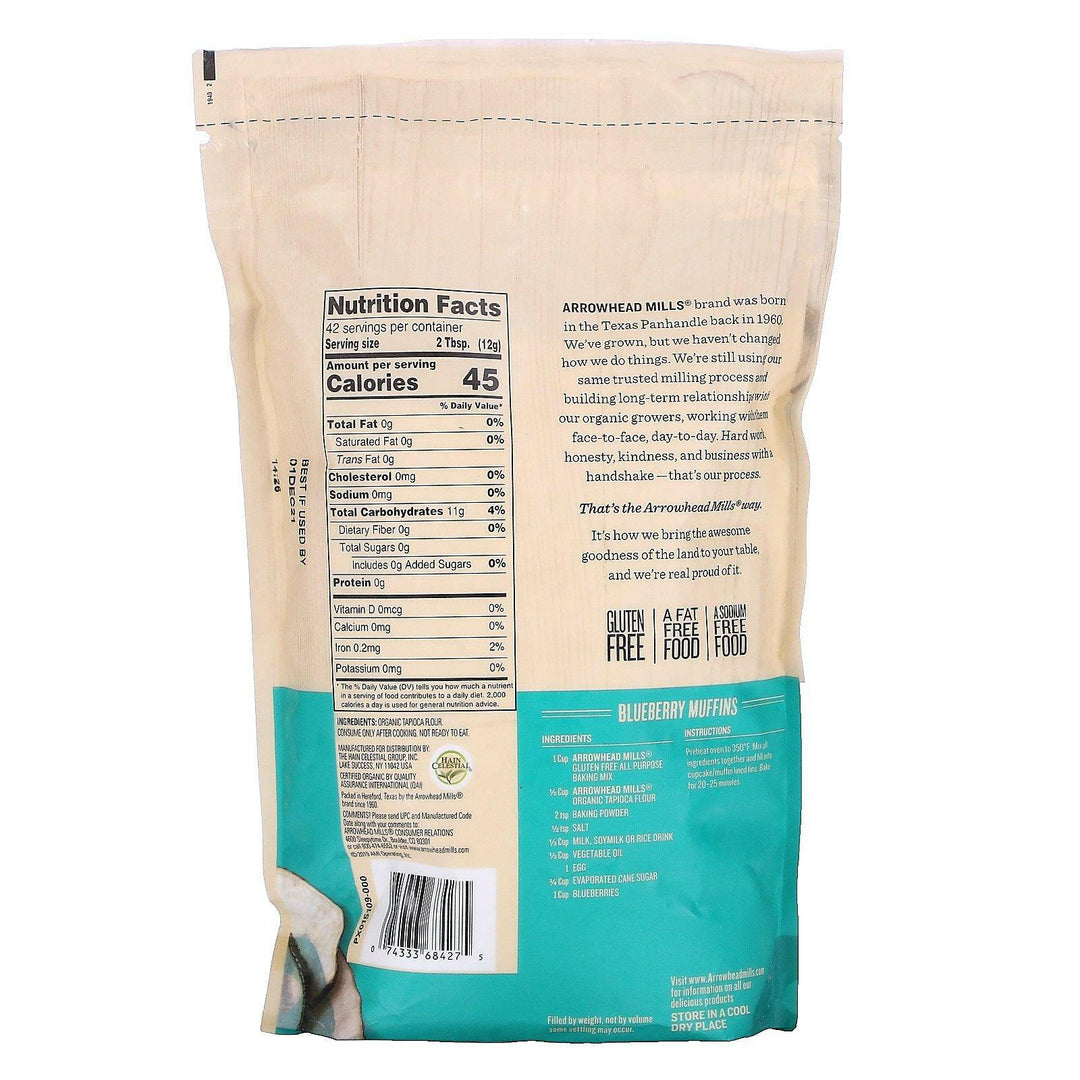 Arrowhead Mills, Organic Tapioca Flour, 18 oz (510 g) - HealthCentralUSA