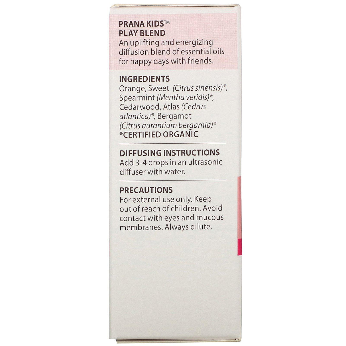 Pranarom, PRANA KIDS, Essential Oil, Play, +3 Months, .17 fl oz (5 ml) - Supply Center USA