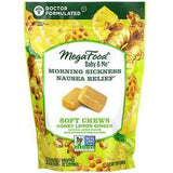 MegaFood, Baby & Me, Morning Sickness Nausea Relief, Honey Lemon Ginger, 30 Soft Chews - Supply Center USA