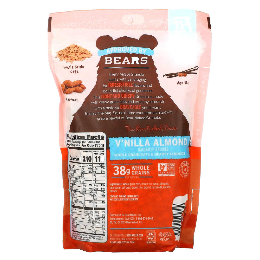 Bear Naked, Granola, V'nilla Almond, 12 oz (340 g) - HealthCentralUSA