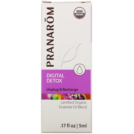 Pranarom, Essential Oil, Digital Detox, .17 fl oz (5 ml) - Supply Center USA