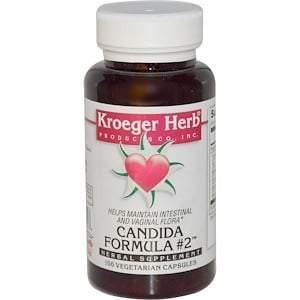 Kroeger Herb Co, Candida Formula #2, 100 Vegetarian Capsules - Supply Center USA