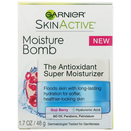 Garnier, SkinActive, Moisture Bomb, The Antioxidant Super Moisturizer, 1.7 oz (48 g) - Supply Center USA