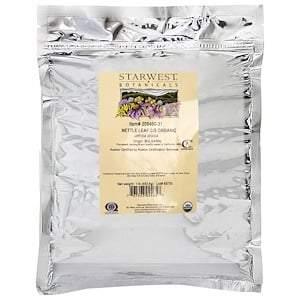 Starwest Botanicals, Nettle Leaf C/S, Organic, 1 lb (453.6 g) - HealthCentralUSA