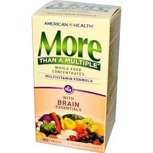 American Health, More Than a Multiple with Brain Essentials, 90 Tablets - Supply Center USA