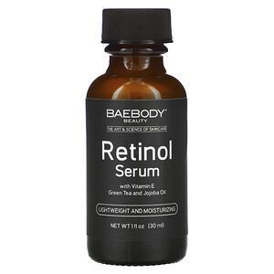 Baebody, Retinol Serum with Vitamin E, Green Tea and Jojoba Oil, 1 fl oz (30 ml) - Supply Center USA