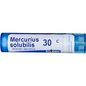 Boiron, Single Remedies, Mercurius Solubilis, 30C, Approx 80 Pellets - Supply Center USA