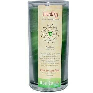 Aloha Bay, Chakra Energy Candle, Healing, Lavandin • Orange • Tangerine, 11 oz - HealthCentralUSA