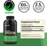 Optimum Nutrition Micronized Creatine Monohydrate Capsules, Keto Friendly, 2500Mg, 300 Capsules (Packaging May Vary)