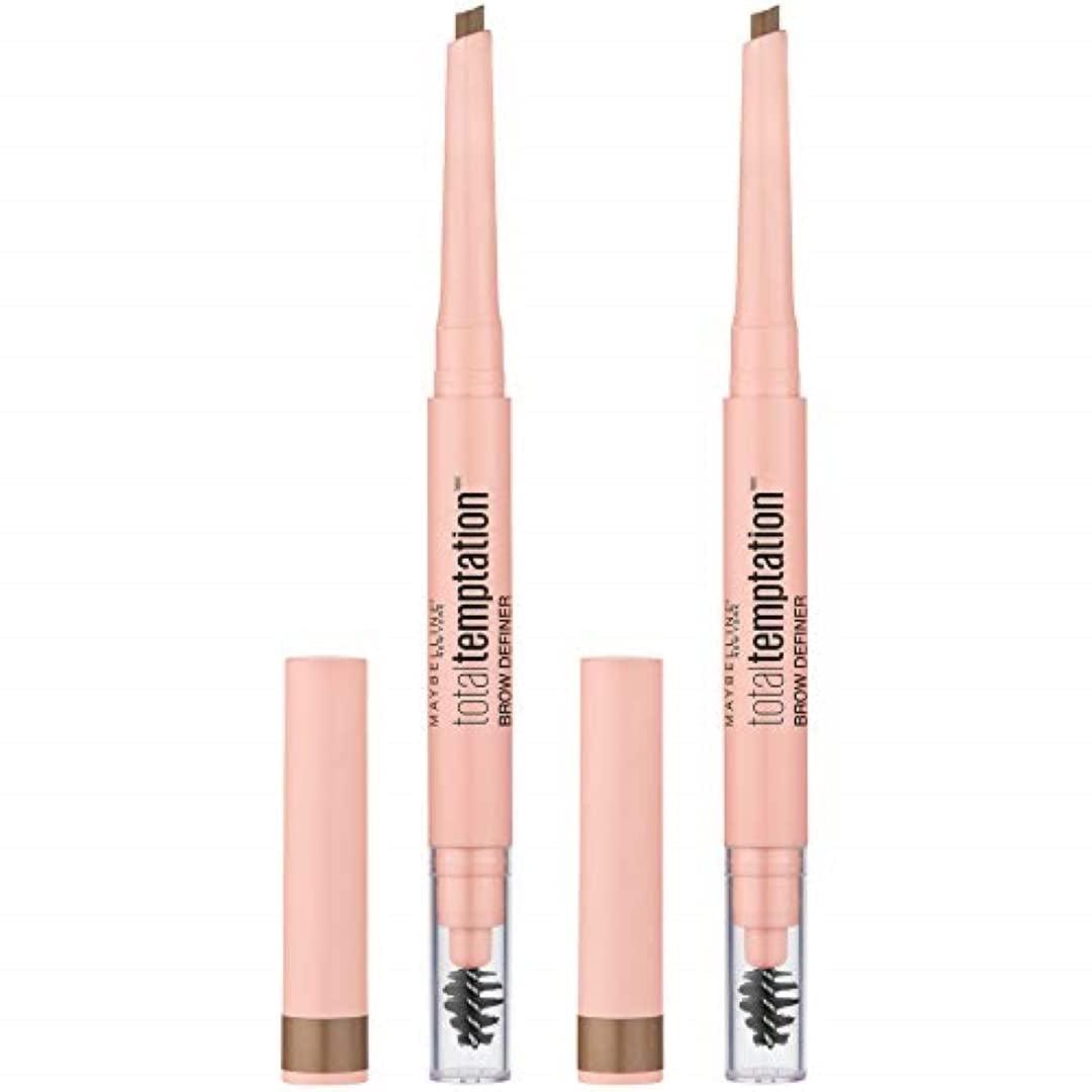 Maybelline Total Temptation Eyebrow Definer Pencil, Medium Brown, 1 Count - Supply Center USA