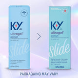 K-Y Ultragel Water Based Personal Lubricant, Ph Balanced Lube, Paraben Free, Non-Sticky, Non-Staining, 4.5 Fl Oz