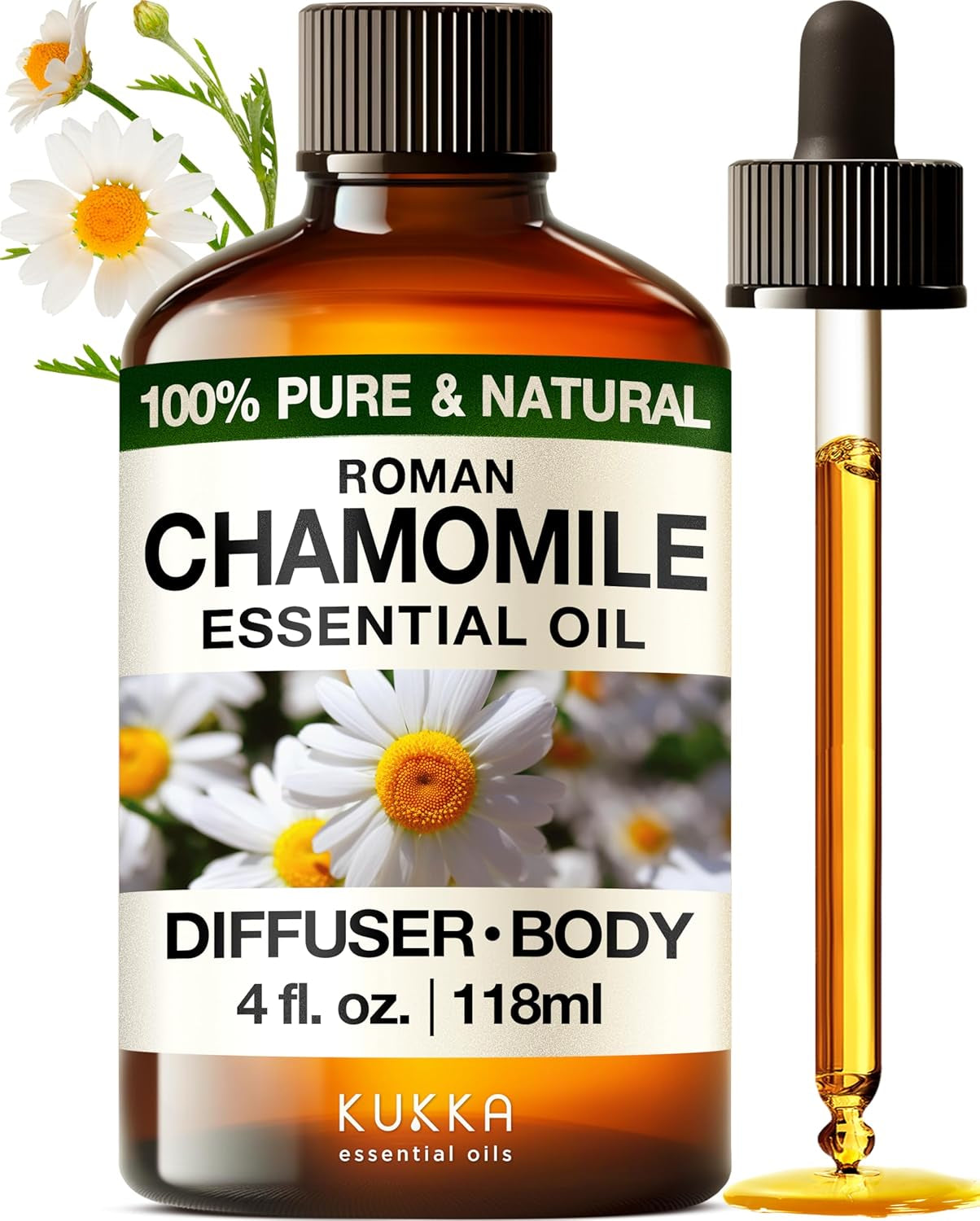 Kukka Tea Tree Oil for Skin, Healthy Hair & Toenails - Huge 4 Fl Oz - 100% Pure Natural Australian Tea Tree Essential Oil - Experience Therapeutic Melaleuca Oil for Scalp, Nails & Soap Making Scent