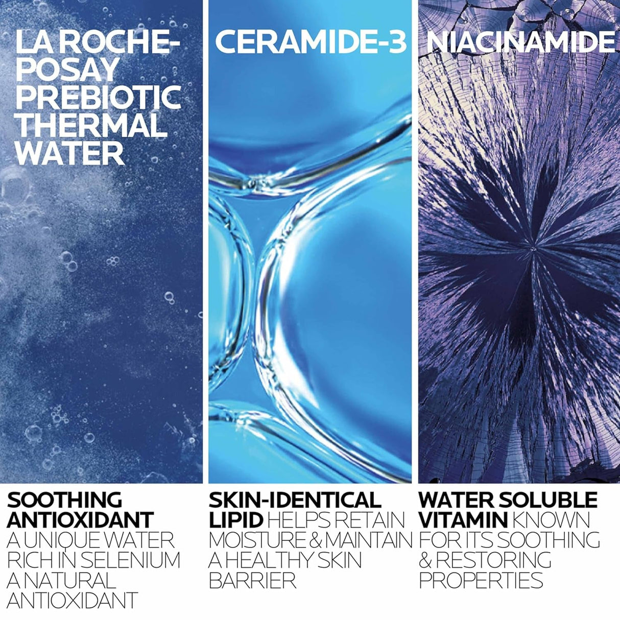 La Roche-Posay Toleriane Hydrating Gentle Face Cleanser | Hydrating Facial Cleanser with Niacinamide + Ceramides | Daily Face Wash for Dry Skin to Normal Skin | Sensitive Skin Tested | Fragrance Free