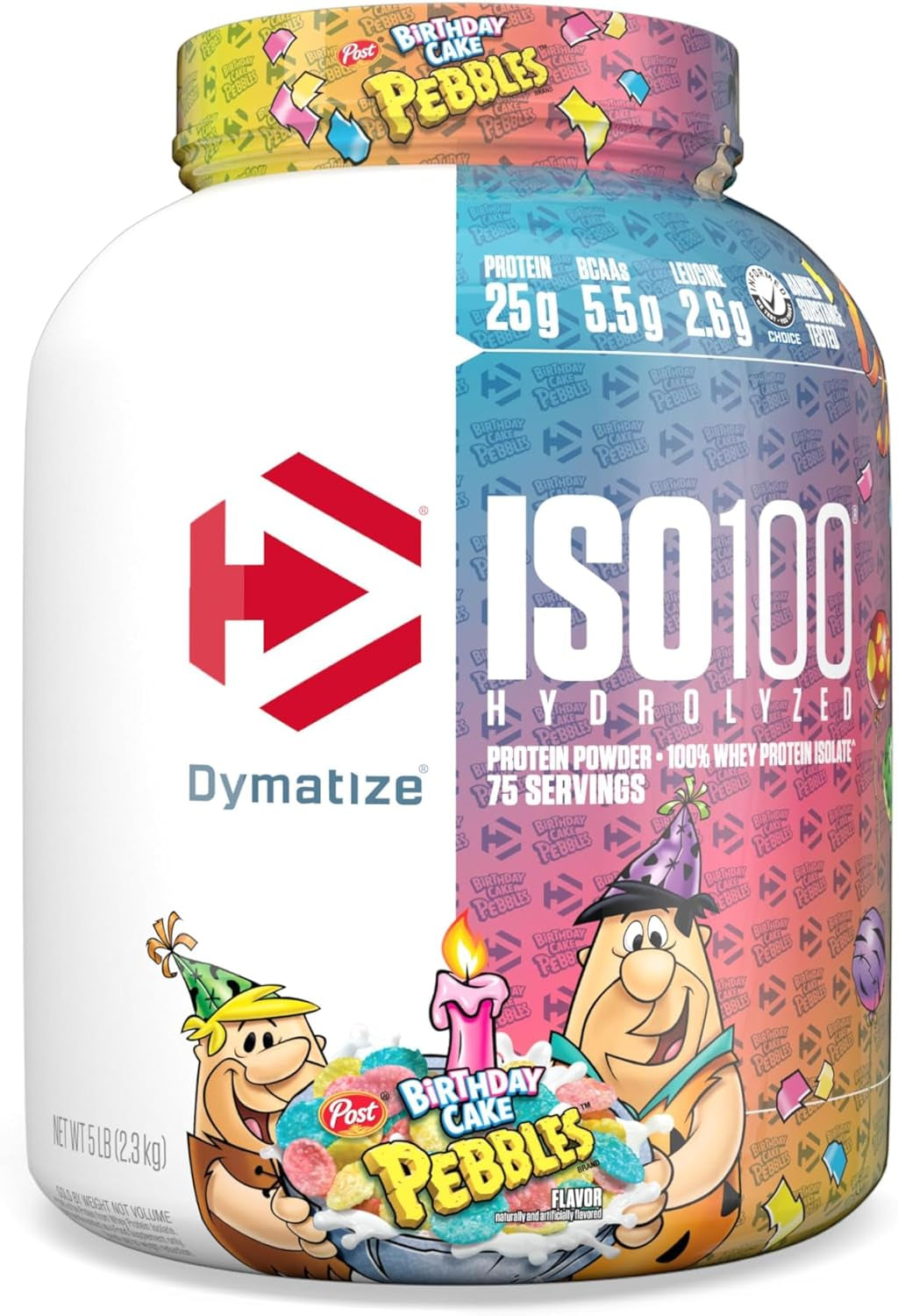 Dymatize ISO100 Hydrolyzed Protein Powder, 100% Whey Isolate, 25G of Protein, 5.5G Bcaas, Gluten Free, Fast Absorbing, Easy Digesting, Gourmet Vanilla, 20 Servings
