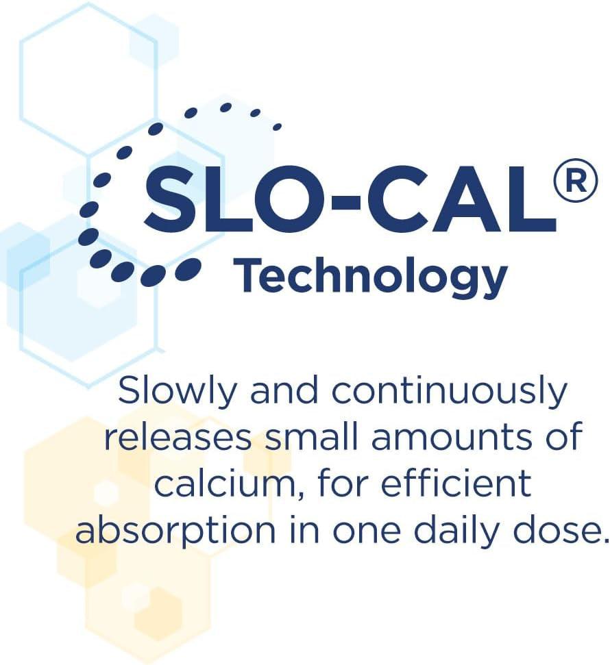 Citracal Slow Release 1200, 1200 Mg Calcium Citrate and Calcium Carbonate Blend with 1000 IU Vitamin D3, Bone Health Supplement for Adults, Once Daily Caplets, 185 Count - Supply Center USA