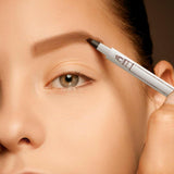 2024 New Waterproof Brow Pencil with Micro-Fork Tip, 3D Waterproof Microblading Eyebrow Pen 4 Fork Tip Tattoo Pencil, 24 Hours Waterproof Tattoo Pen for Eyebrow (Dark Brown) - Supply Center USA