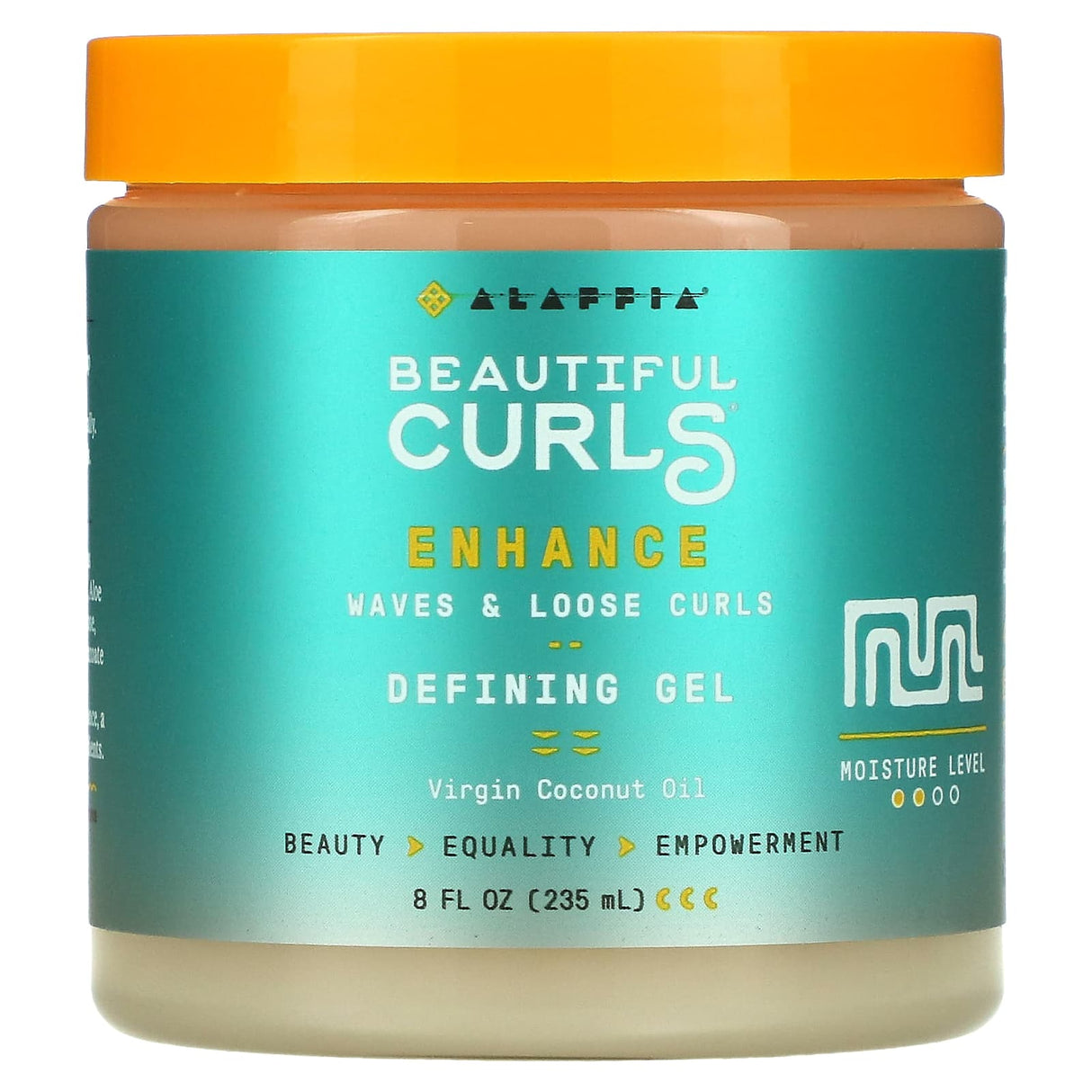 Alaffia, Beautiful Curls, Curl Defining Gel, Wavy to Curly, Virgin Coconut Oil, 8 fl oz (235 ml)