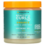 Alaffia, Beautiful Curls, Curl Defining Gel, Wavy to Curly, Virgin Coconut Oil, 8 fl oz (235 ml)