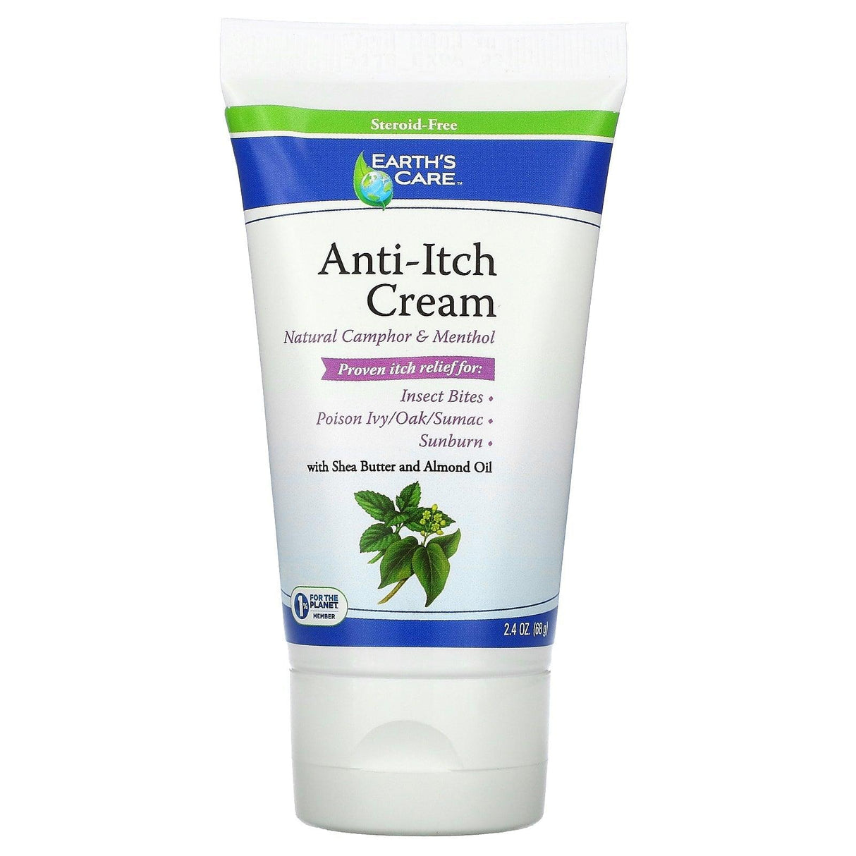 Earth's Care, Anti-Itch Cream, with Shea Butter and Almond Oil, 2.4 oz (68 g) - Supply Center USA