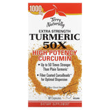 Terry Naturally, Extra Strength Turmeric 50X, High Potency Curcumin, 500 mg, 60 Capsules - Supply Center USA