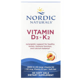 Nordic Naturals, Vitamin D3 + K2, Great Orange, 60 Soft Gels - Supply Center USA