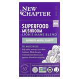 New Chapter, Superfood Mushroom, Lion's Mane Blend, 60 Vegan Capsules - Supply Center USA