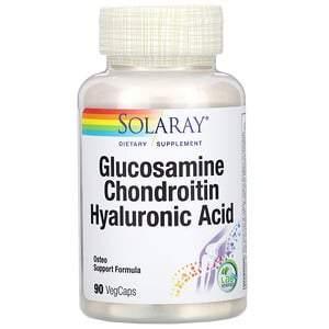 Solaray, Glucosamine Chondroitin Hyaluronic Acid, 90 VegCaps - Supply Center USA