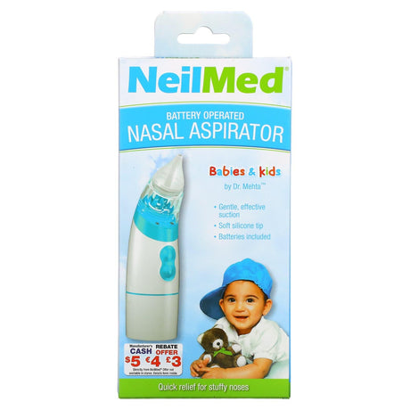 NeilMed, Babies & Kids, Nasal Aspirator, 3 Piece Set - Supply Center USA