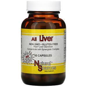 Natural Sources, All Liver, 60 Capsules - Supply Center USA