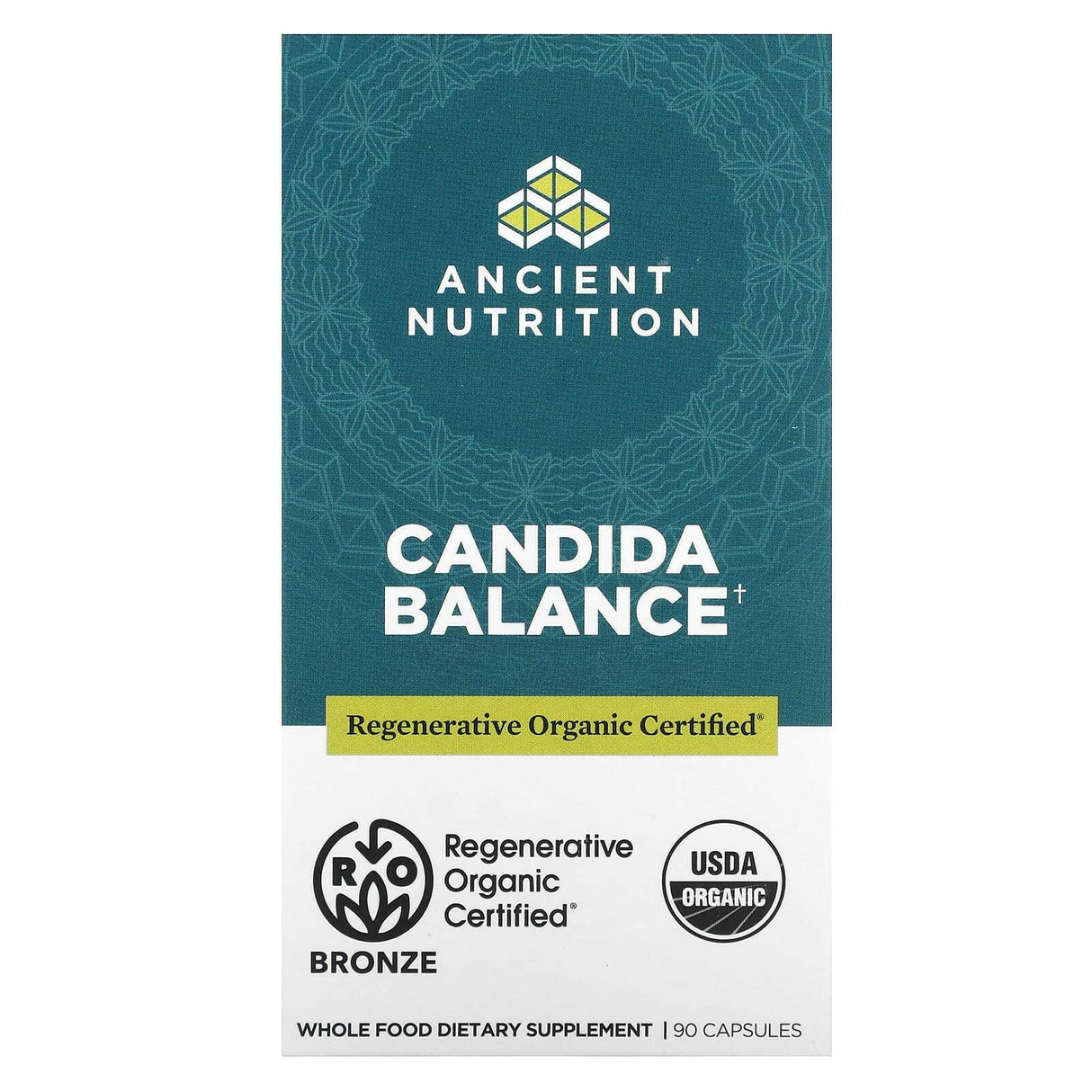 Ancient Nutrition, Candida Balance, 90 Capsules - Supply Center USA