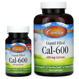 Carlson, Liquid Filled Cal-600, 600 mg, 100 + 30 Softgels - Supply Center USA