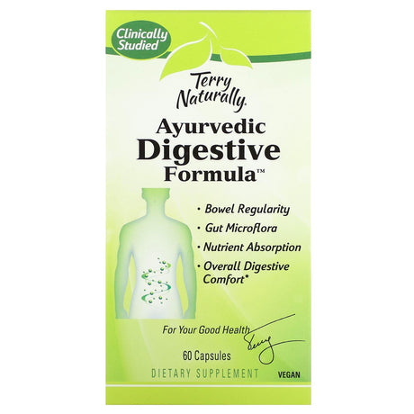 Terry Naturally, Ayurvedic Digestive Formula, 60 Capsules - Supply Center USA