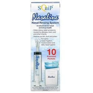 Squip, Nasaline, Nasal Rinsing System, 1 Kit - HealthCentralUSA