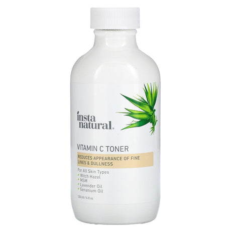 InstaNatural, Vitamin C Toner, 4 fl oz (120 ml) - Supply Center USA