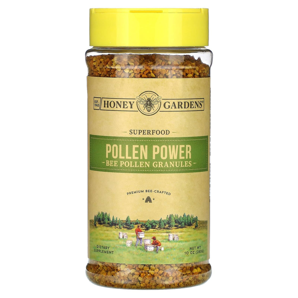 Honey Gardens, Pollen Power, Bee Pollen Granules, 10 oz (283 g) - Supply Center USA