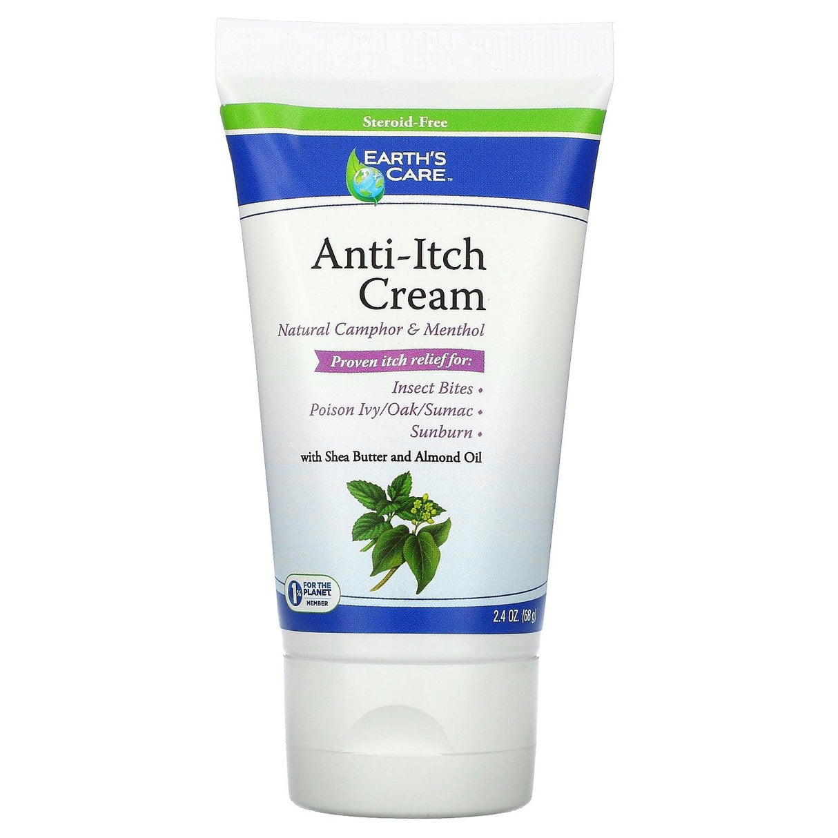 Earth's Care, Anti-Itch Cream, with Shea Butter and Almond Oil, 0.21 oz (6 g) - Supply Center USA