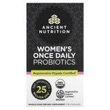 Dr. Axe / Ancient Nutrition, Women's Once Daily Probiotics, 25 Billion CFU, 30 Capsules - Supply Center USA