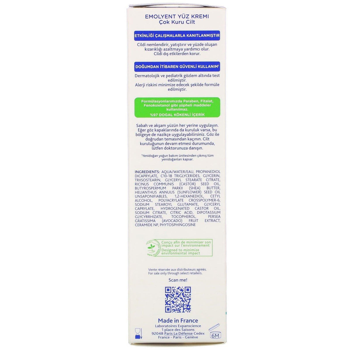 Mustela, Baby, Stelatopia Emollient Face Cream, 1.35 fl oz (40 ml) - Supply Center USA