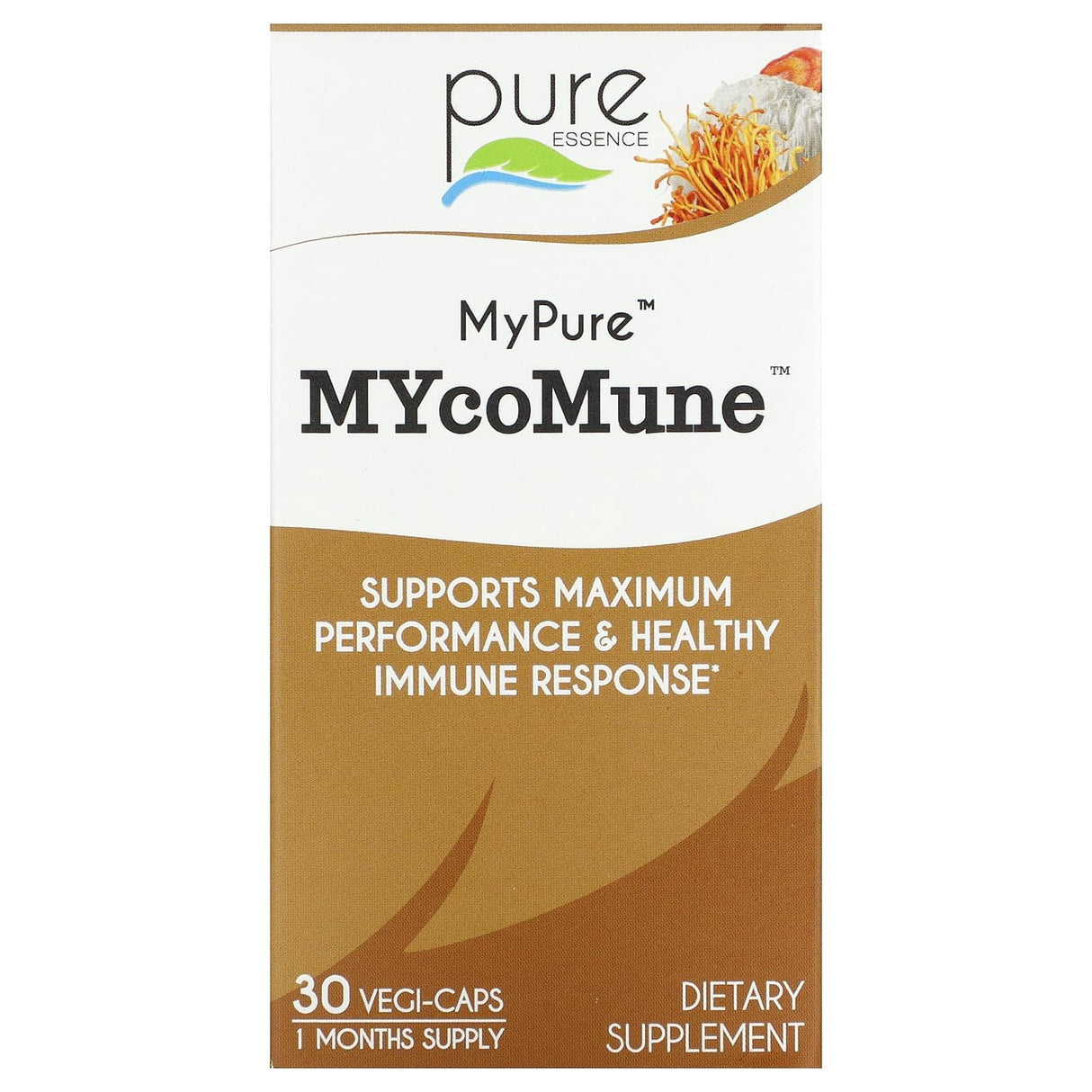 Pure Essence, MyPure, MYcoMUNE, 30 Vegi-Caps - Supply Center USA