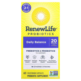 Renew Life, Probiotics, Daily Balance, 60 Vegetarian Capsules - Supply Center USA