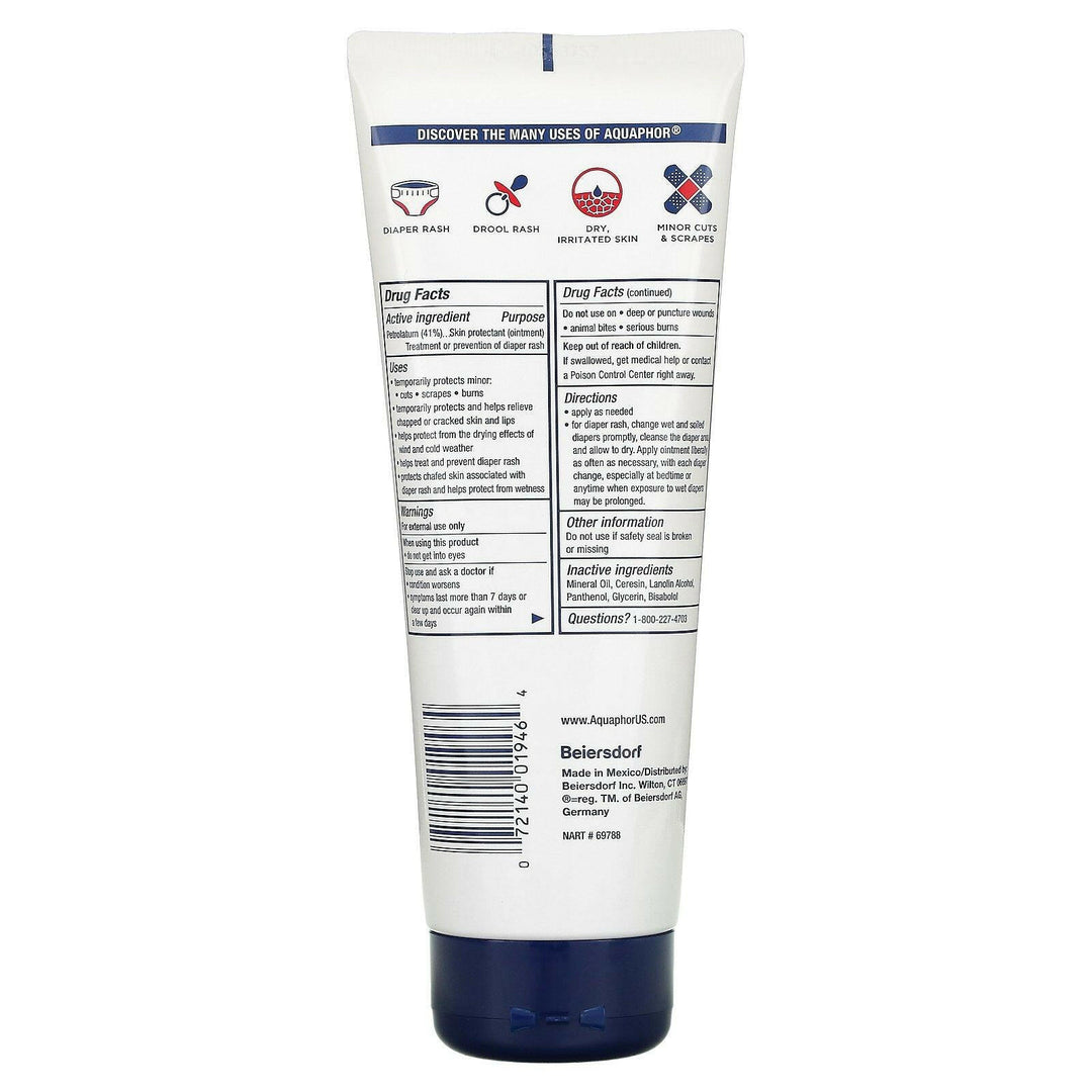 Aquaphor, Baby, Healing Ointment, Fragrance Free, 7 oz (198 g) - HealthCentralUSA