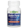 Nature's Way, Biotin Forte with Zinc, 3 mg, 60 Tablets - Supply Center USA