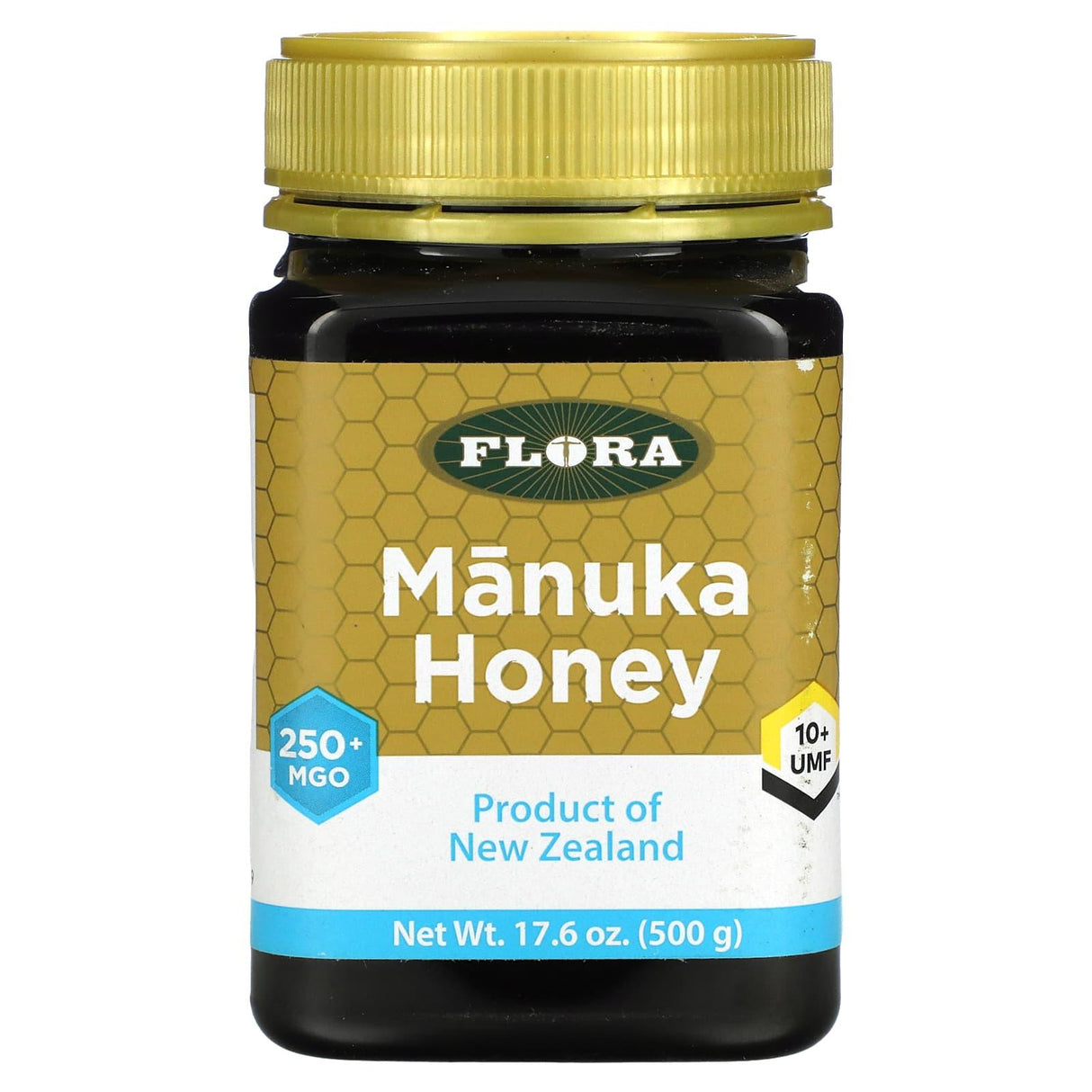 Flora, Manuka Honey, MGO 250+, 17.6 oz (500 g) - Supply Center USA