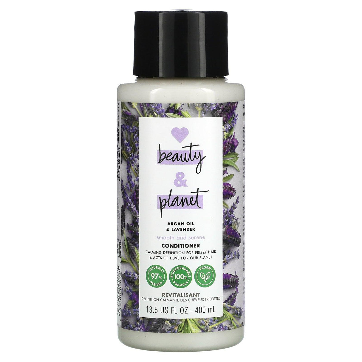 Love Beauty and Planet, Smooth and Serene Conditioner, Argan Oil & Lavender, 13.5 fl oz (400 ml) - Supply Center USA