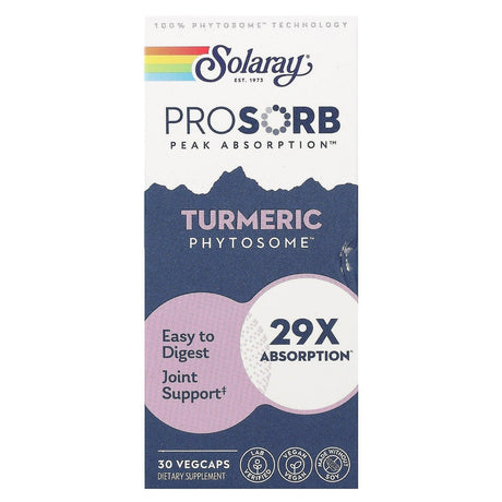 Solaray, Turmeric Phytosome, 30 Vegcaps - Supply Center USA