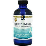 Nordic Naturals, Pet Cod Liver Oil, Medium to Large Breed Dogs, 8 fl oz (237 ml) - Supply Center USA