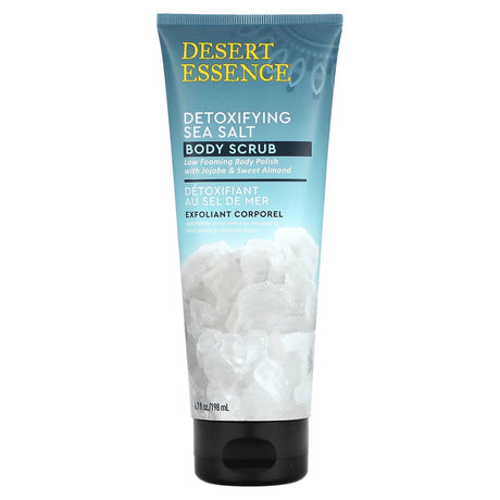 Desert Essence, Detoxifying Sea Salt Body Scrub, 6.7 fl oz (198 ml) - Supply Center USA