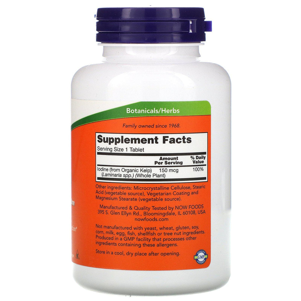 Now Foods, Kelp, 150 mcg, 200 Tablets - HealthCentralUSA