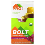 ProBar, Bolt, Organic Energy Chews, Pink Lemonade, 12 Packs, 2.1 oz (60 g) Each - Supply Center USA